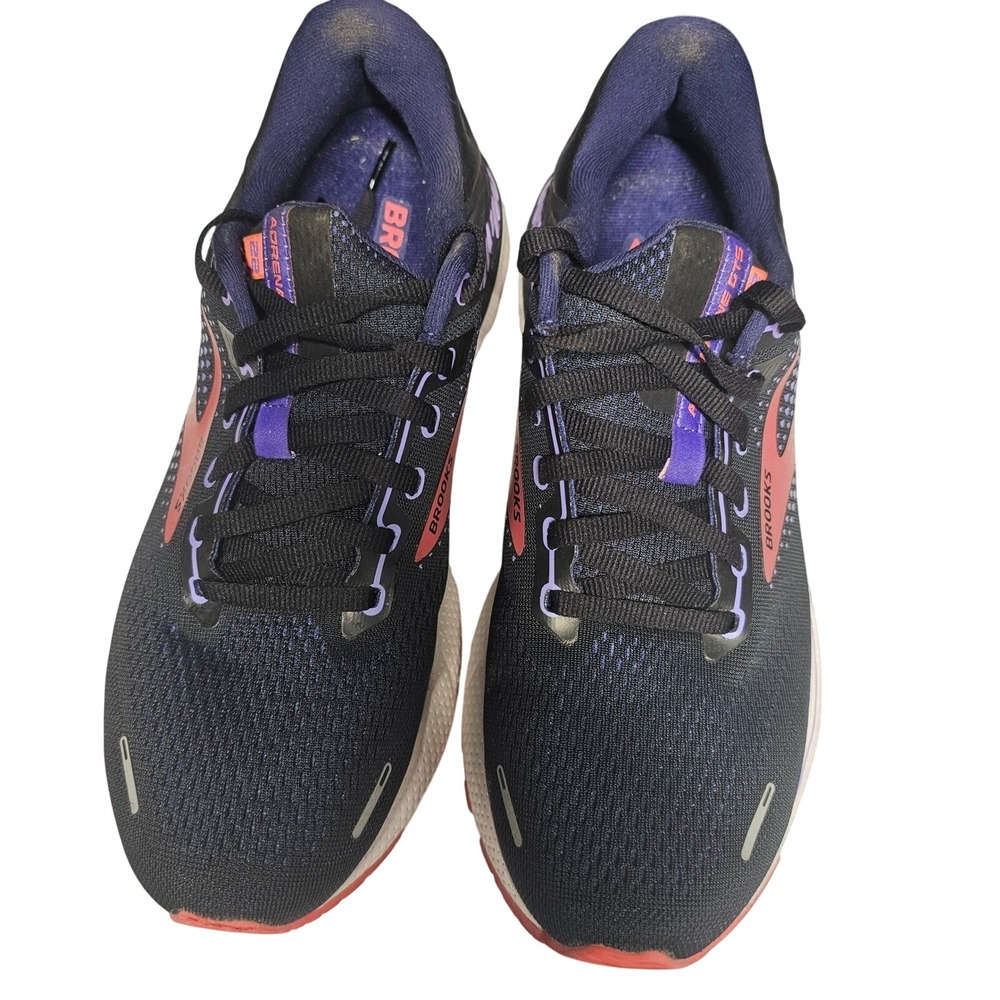 Brooks Adrenaline‎ GTS 22 Women's Running Shoes Black Purple Red Sz 10